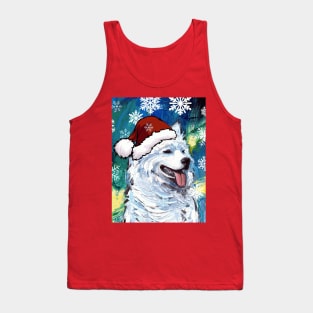 Samoyed Santa Tank Top